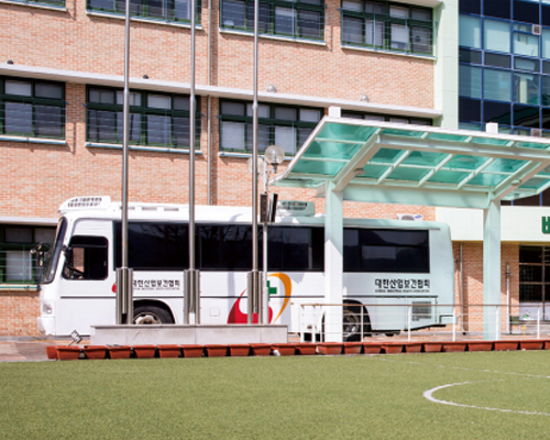 건강한 꿈이 자라는 경기북부 산업보건센터 경은학교 무료검진